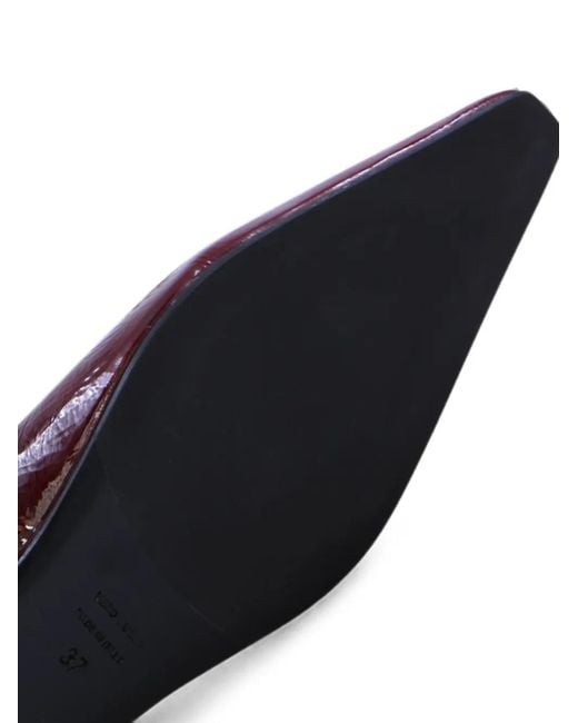 Notabene Red Patent Leather Ballet Flats