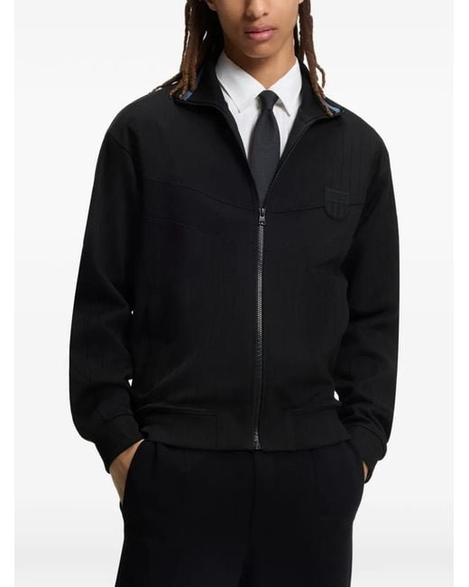 HUGO Black Zip Sweatshirt for men