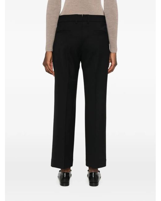 Berwich Black Alice Belt-Loop Pocket Trousers