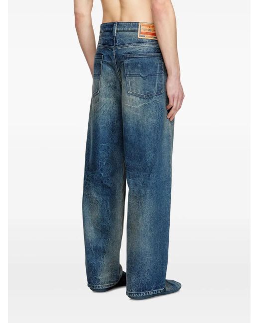 DIESEL Blue 2001 D-Macro Jeans for men