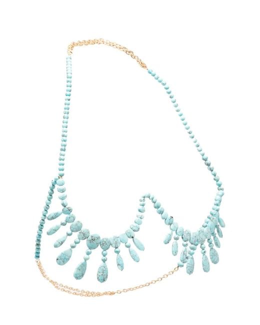 Cult Gaia Blue Gabrie Bralette