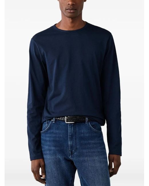 Hackett Blue Long-Sleeve T-Shirt for men
