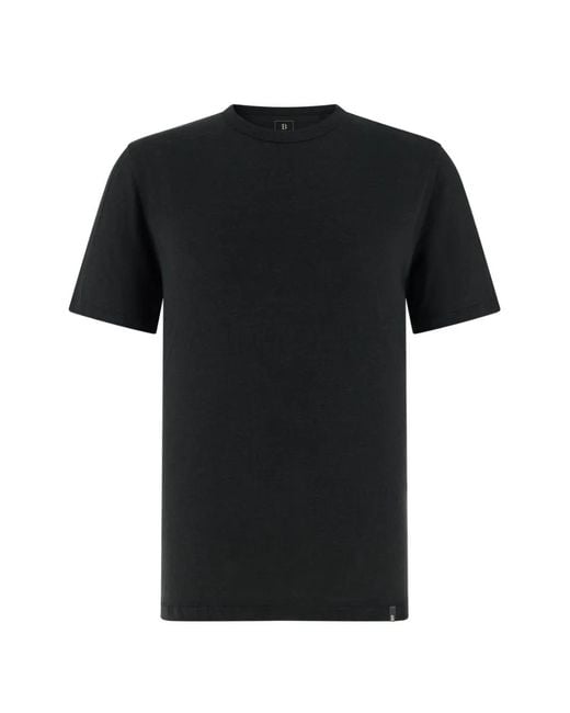 Boggi Black Crew-Neck T-Shirt for men