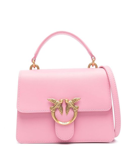 Pinko Pink Mini Love One Tote Bag