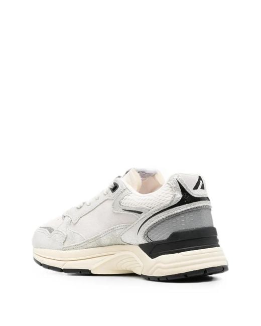 Autry White Hyperway Low Lamsue/Mesh