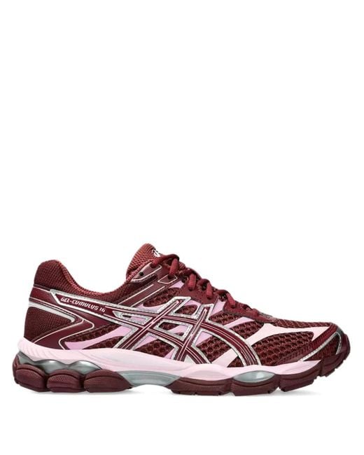 Asics Purple Gel-Cumulus 16 Sneakers Aus Mesh Mit Gummibesätzen