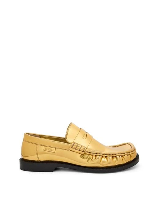 Loewe Metallic Campo Loafers