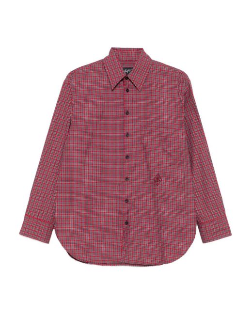 Seafarer チェック シャツ Purple