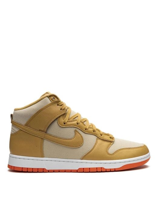 Nike Brown Dunk High Canvas" Sneakers for men