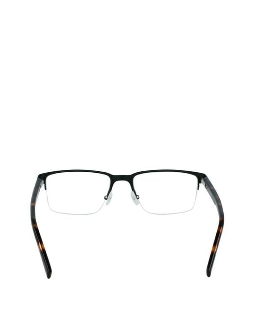 Lacoste Black Rectangle Glasses for men