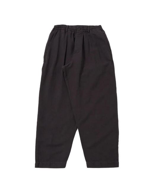 Universal Works Gray Button Oxford Trousers for men