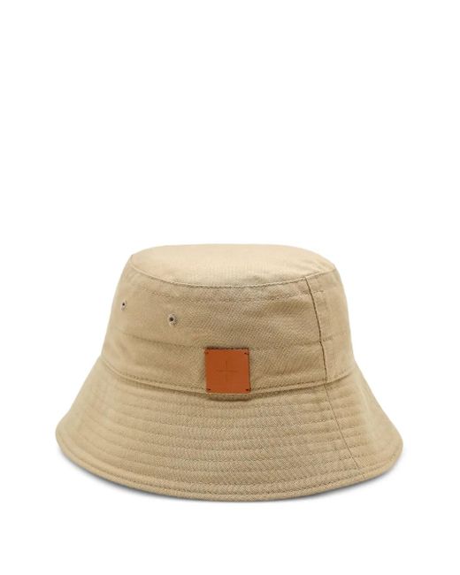 Jil Sander Vissershoed Met Logopatch in het Natural voor heren