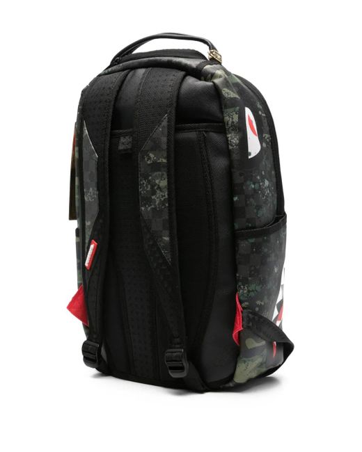 Sprayground Gray Camo Splash Backpack for men