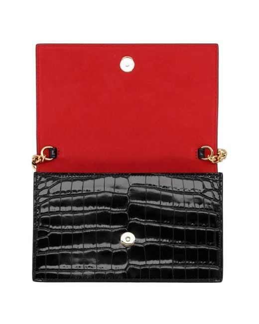 McQueen Black Small Skull Shoulder Bag