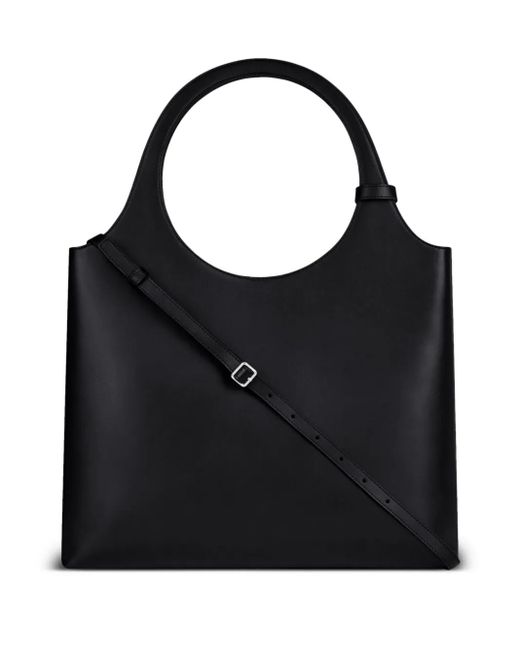 Courreges Black Holy Day Tote Bag