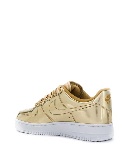 nike air force 1 sp metallic gold