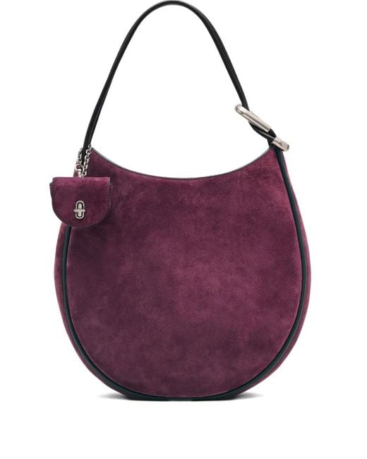 Marc Jacobs Purple Large The Crescent Shoulder Bag