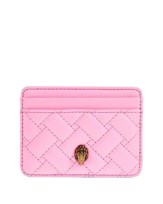 Kurt Geiger Pink Card Holder Kensington