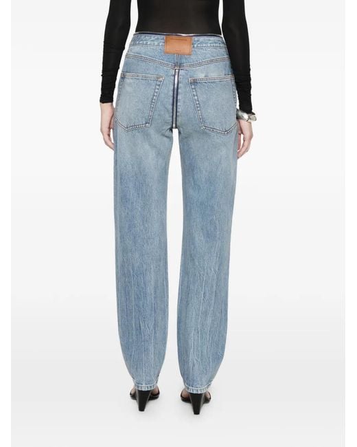 Alexander Wang Blue Zip Jeans