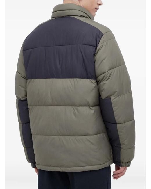 Columbia Gray Colour-Blocked Puffer Jacket for men