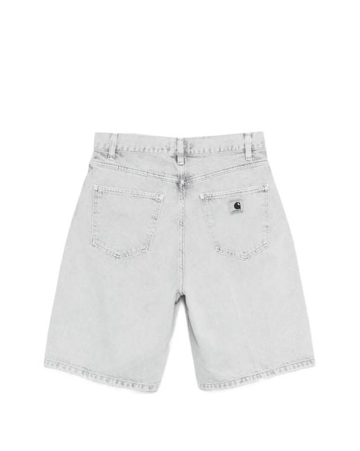 Carhartt White Button Shorts for men