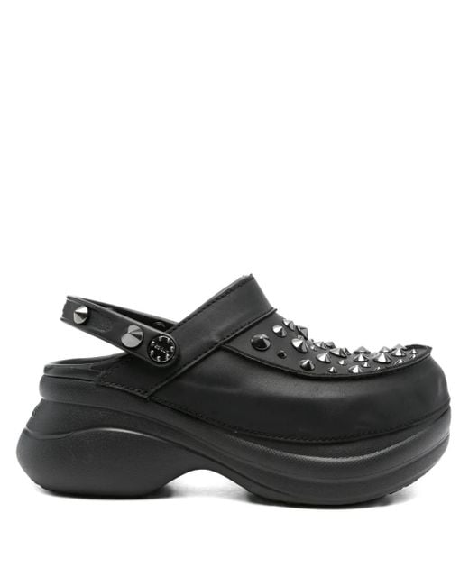 CROCSTM Black Bae Studded Clogs for men