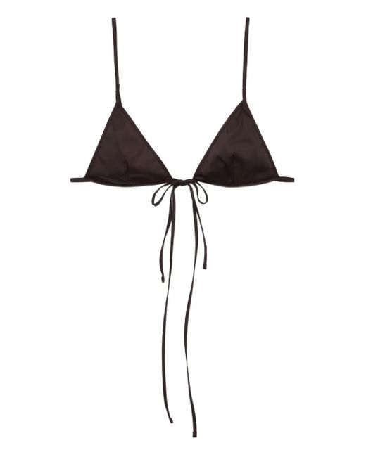 Prada Black Poplin Bra