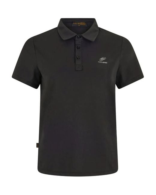 Philipp Plein Black Short-Sleeves Polo Shirt
