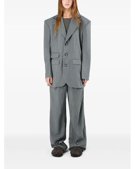 CAMPERLAB Gray Single-Breasted Blazer