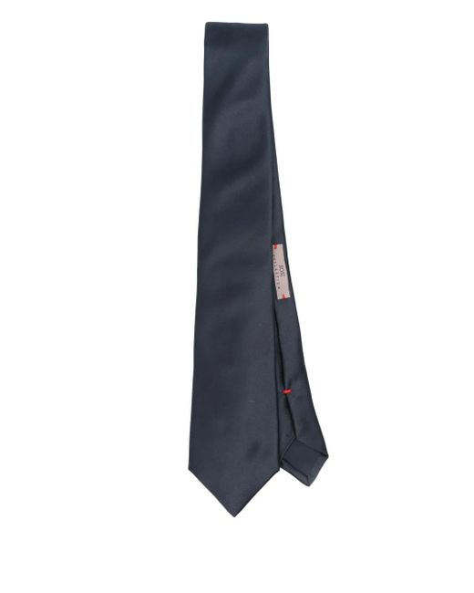 Corbata de seda Lady Anne de hombre de color Blue