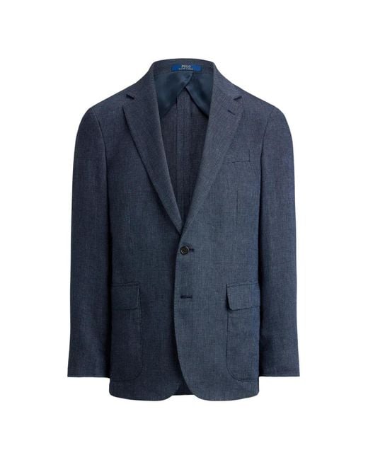 Polo Ralph Lauren Blue Single-Breasted Blazer for men