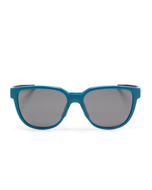Oakley Blue Actuator Wraparound-frame Sunglasses