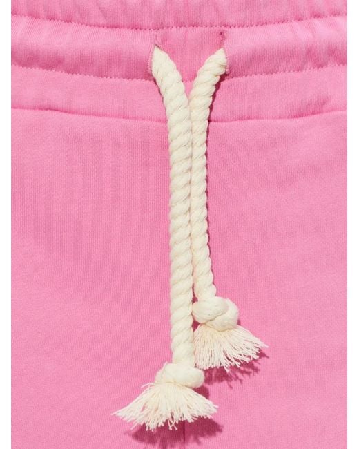 Versace Jeans Couture Pink Drawstring Logo Shorts