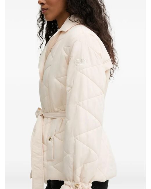 Liu Jo Natural Quilted Jacket
