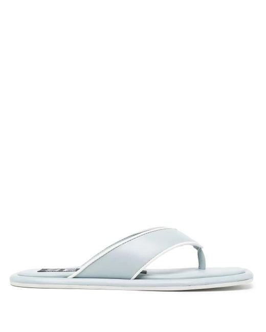 Senso White Issac Thong-Strap Sandals