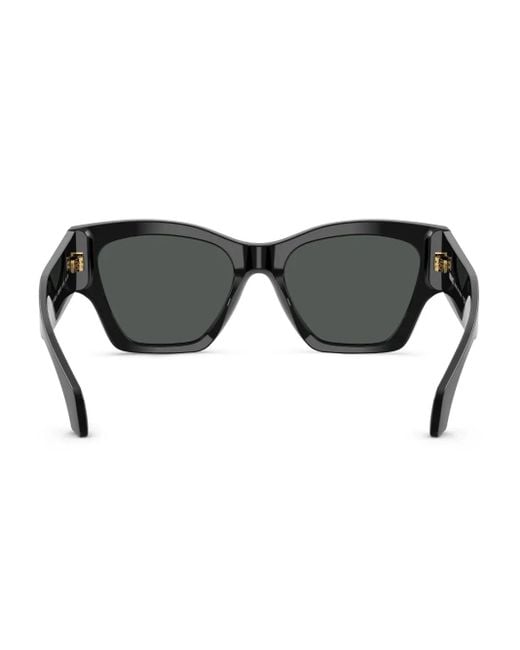 Versace Black Logo-Print Sunglasses