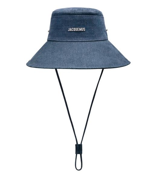Jacquemus Blue Hut Mit Breiter Krempe