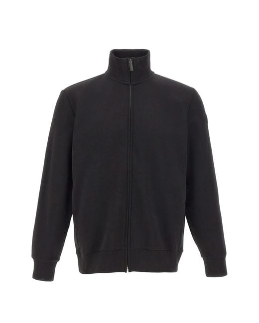 Colmar Blue Zip-Up High-Neck Sweater for men