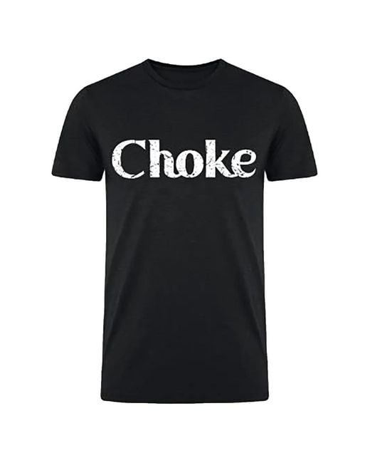 DSquared² Black Choke Graphic-Print T-Shirt for men