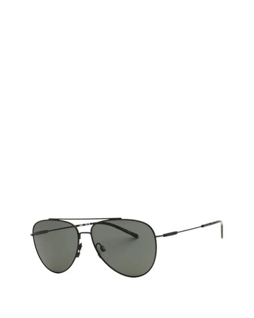 Zeiss Gray Titanium Pilot-Frame Sunglasses for men