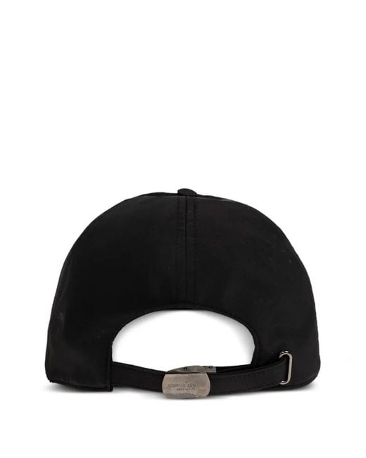 Giorgio Armani Black Baseball Cap for men