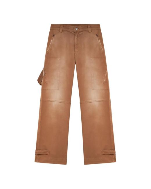 Fortela White Wide-Leg Trousers