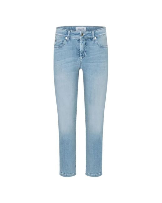 Cambio Blue Piper Slim-Fit Jeans