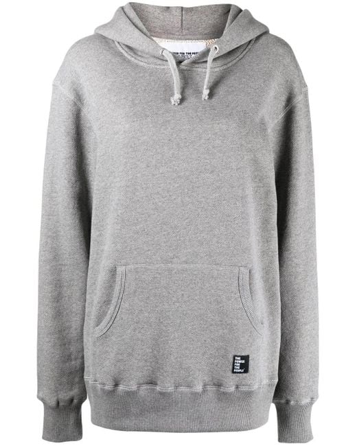 Sudadera con capucha y logo The Power for the People de hombre de color Gray