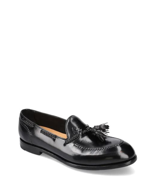 Premiata Black Leather Loafers for men