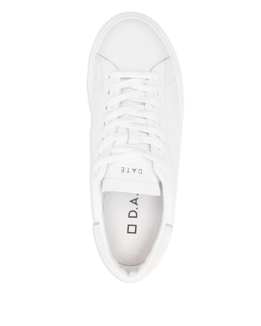 Date White Sfera Panelled Leather Sneakers