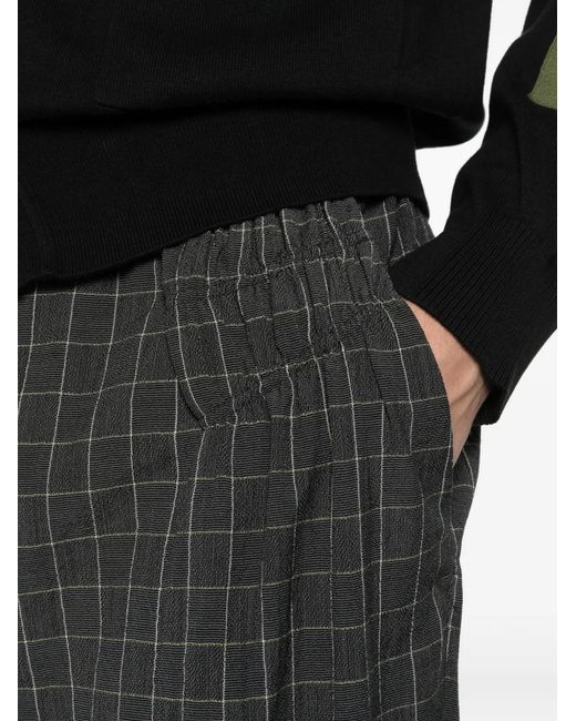 Kiko Kostadinov Gray Minna Gathered Trousers for men