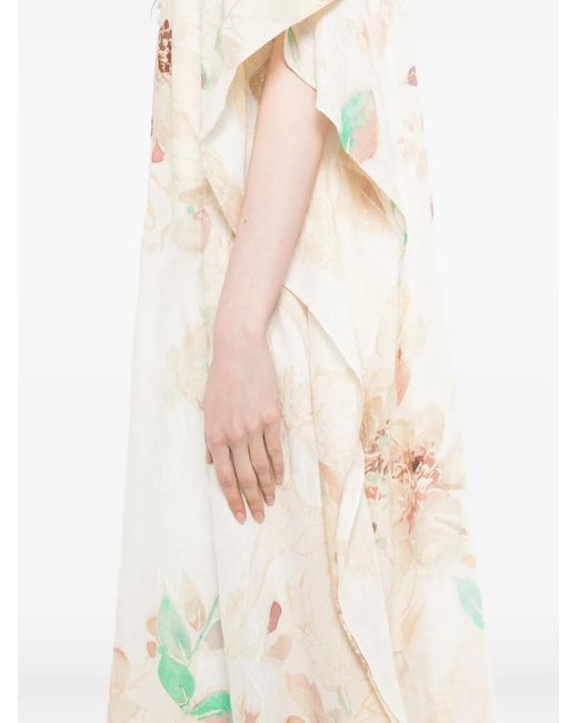 Bambah White Maya Maxi Dress