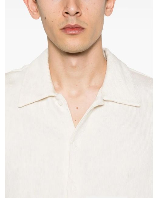 Camisa con botones Sandro de hombre de color White