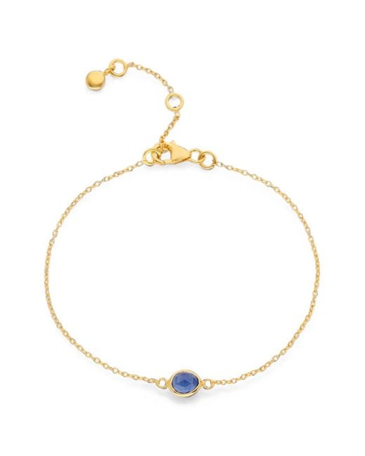 Auree Jewellery Metallic Mini Manhattan Sapphire Bracelet